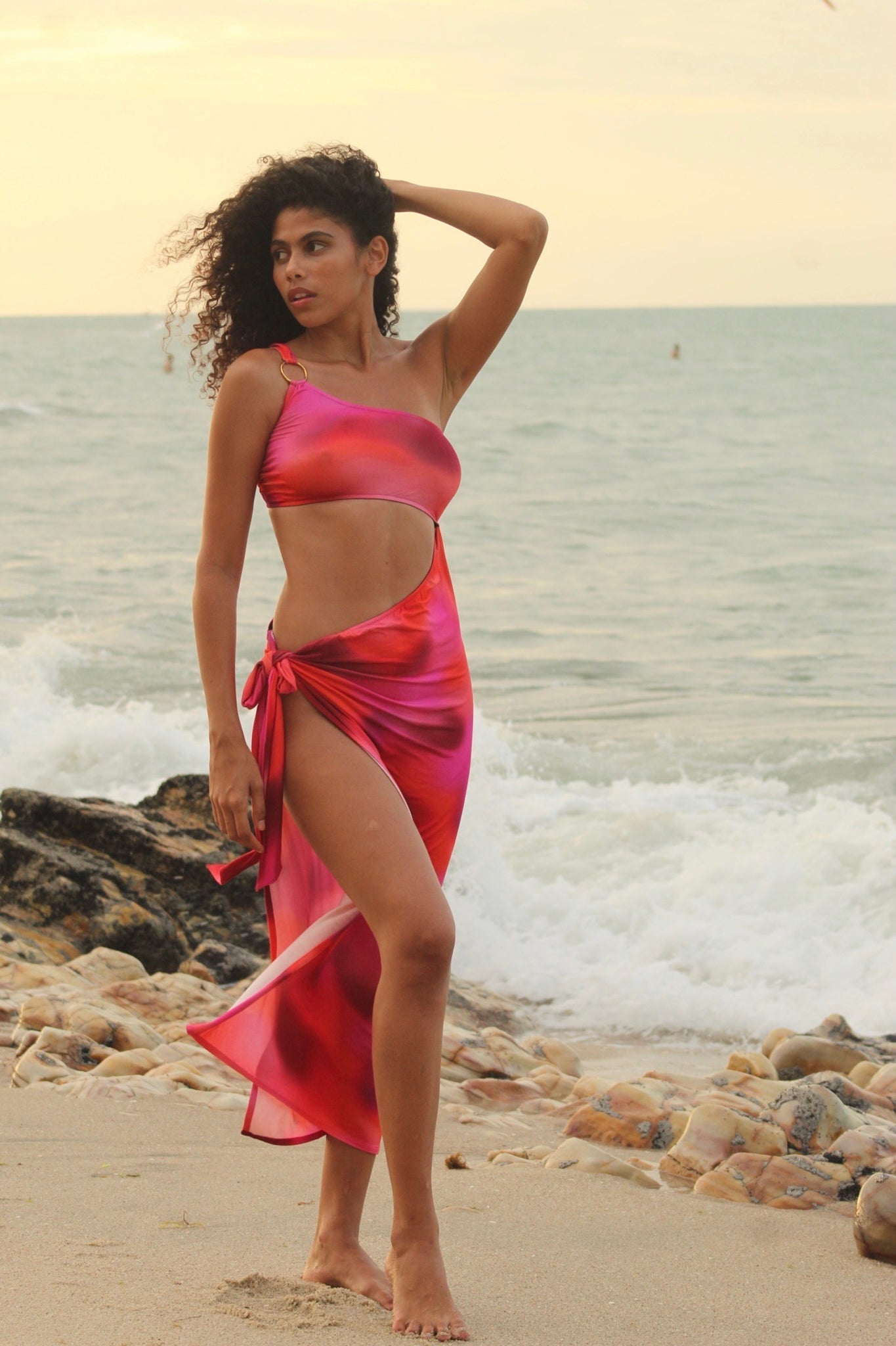 Mina Dégradé Rouge/Rose