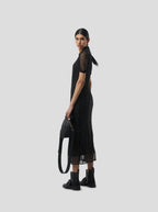 Robe Nas In Fragmented Black Soft Mesh