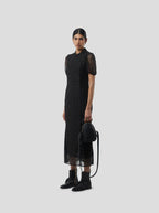Robe Nas In Fragmented Black Soft Mesh