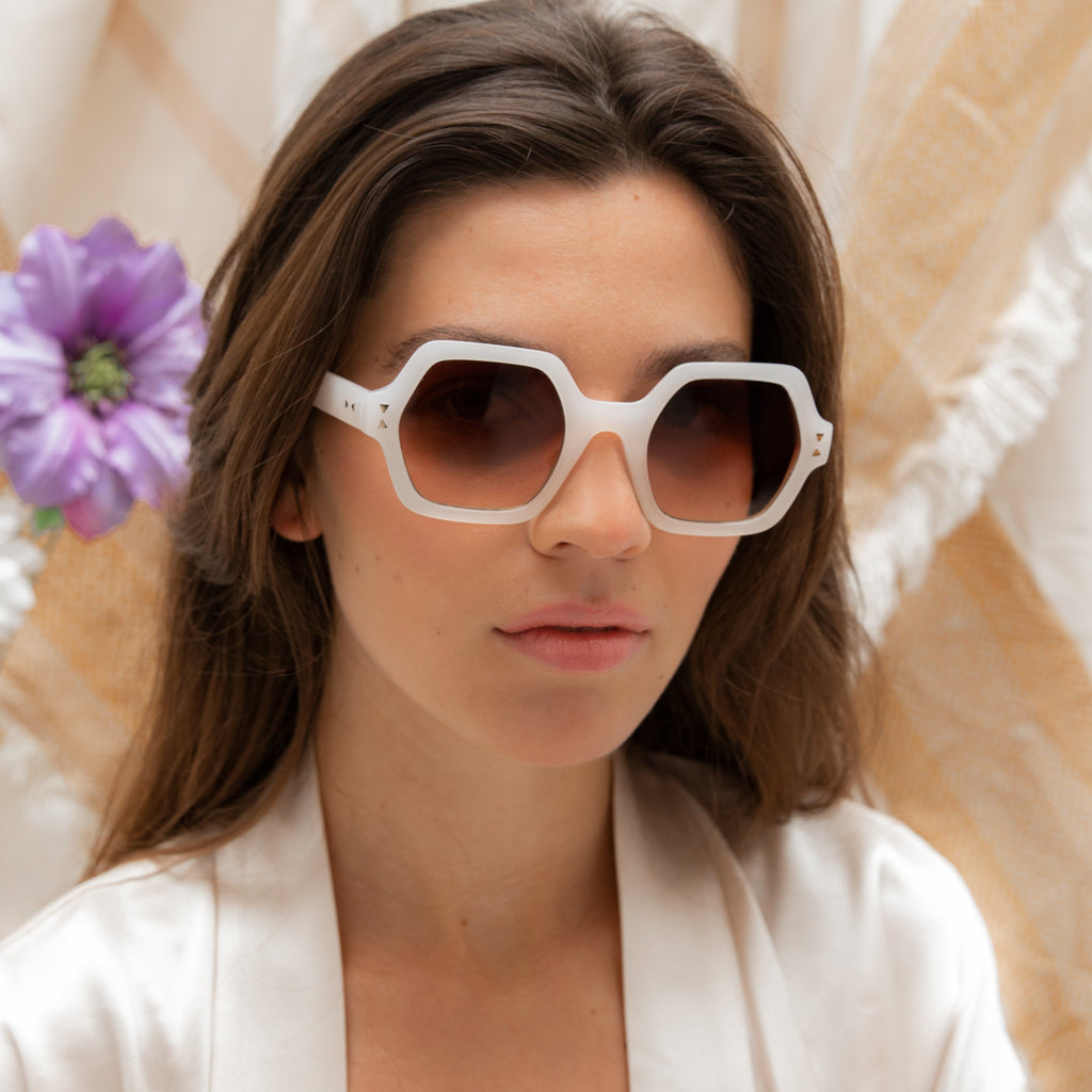 Lunettes De Soleil Romy - Crème - Mixte