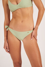 Bas De Bikini Rosemary Normal - Vert Et Blanc
