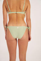 Bas De Bikini Rosemary Normal - Vert Et Blanc