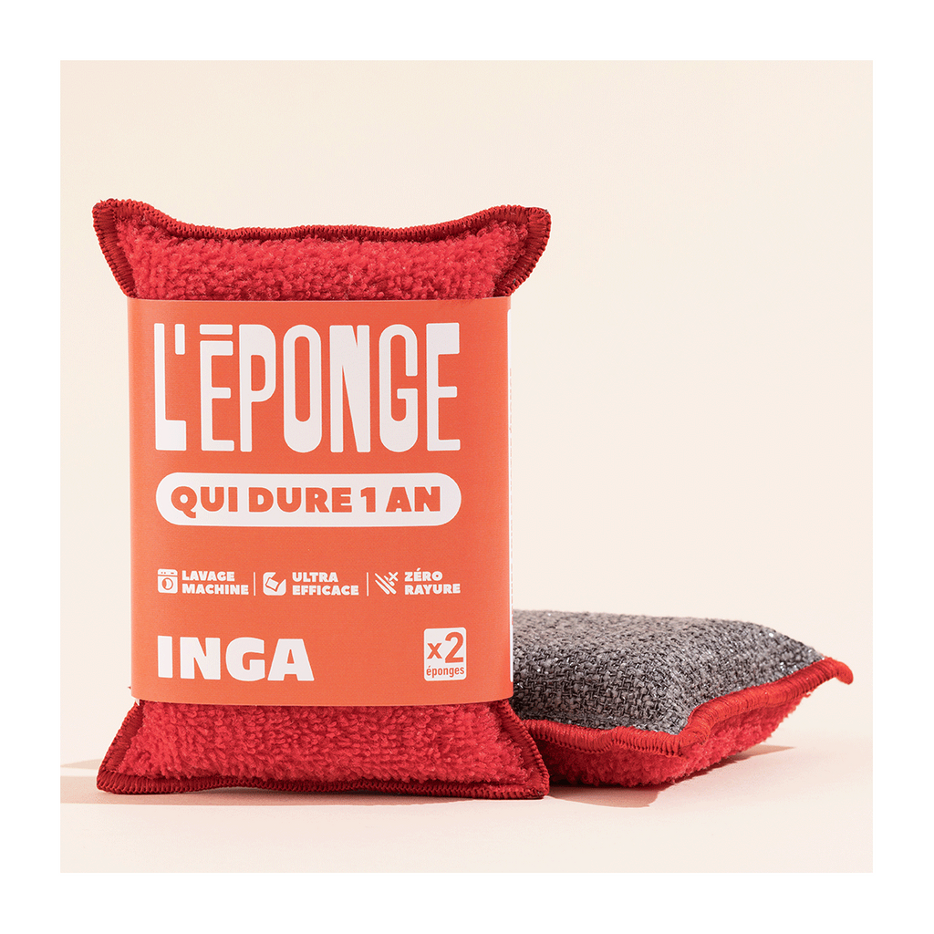 Duo D'Éponges Lavables (avec ou sans support)