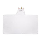 Serviette De Bain À Capuche Pour Enfants Licorne