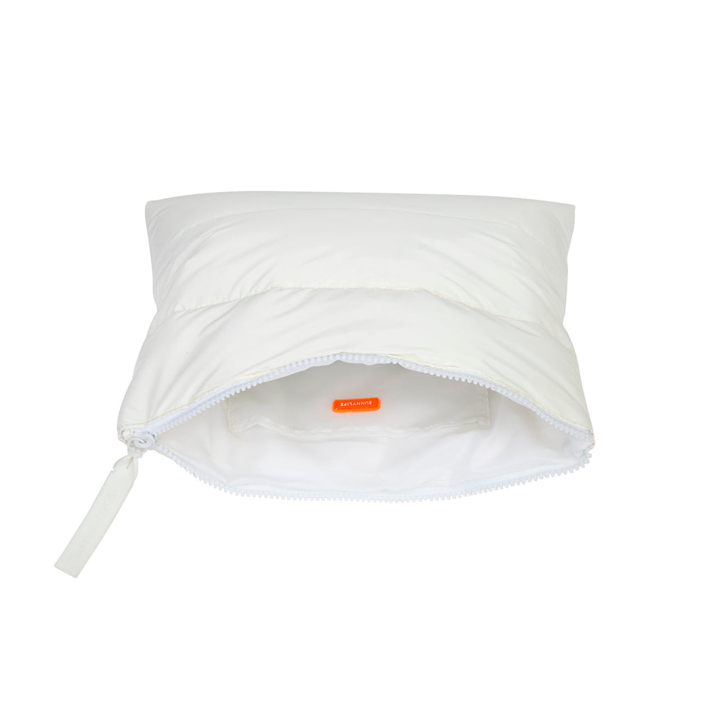 Pochette Matelassée Blanche