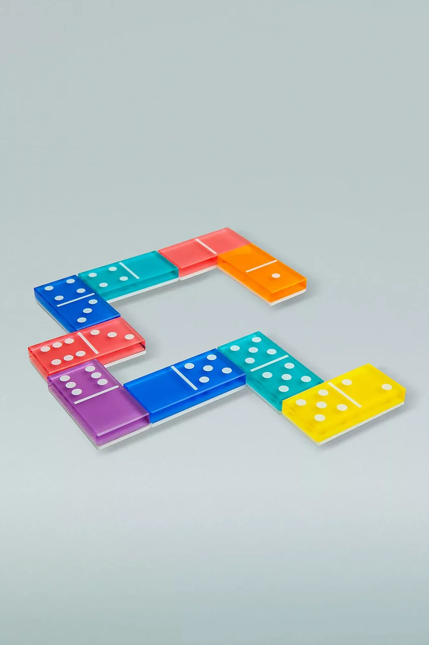Dominos De Voyage En Lucite