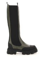 Ganni - Chelsea Ganni Leather Chelsea Boots