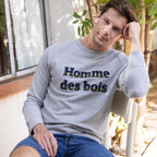 Sweat Col Rond Gris Darney - Homme
