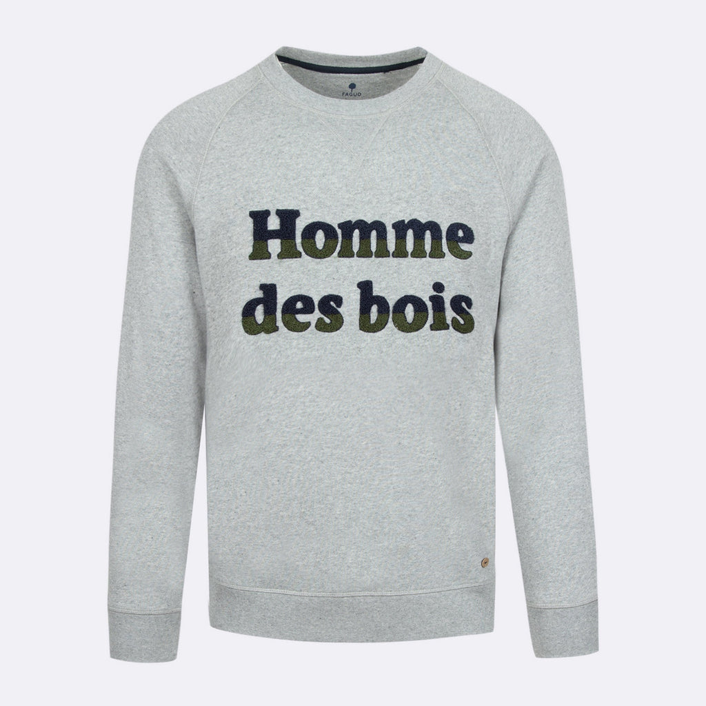 Sweat Col Rond Gris Darney - Homme