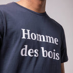 T-Shirt Col Rond Bleu Marine Arcy - Homme