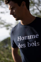 T-Shirt Col Rond Bleu Marine Arcy - Homme