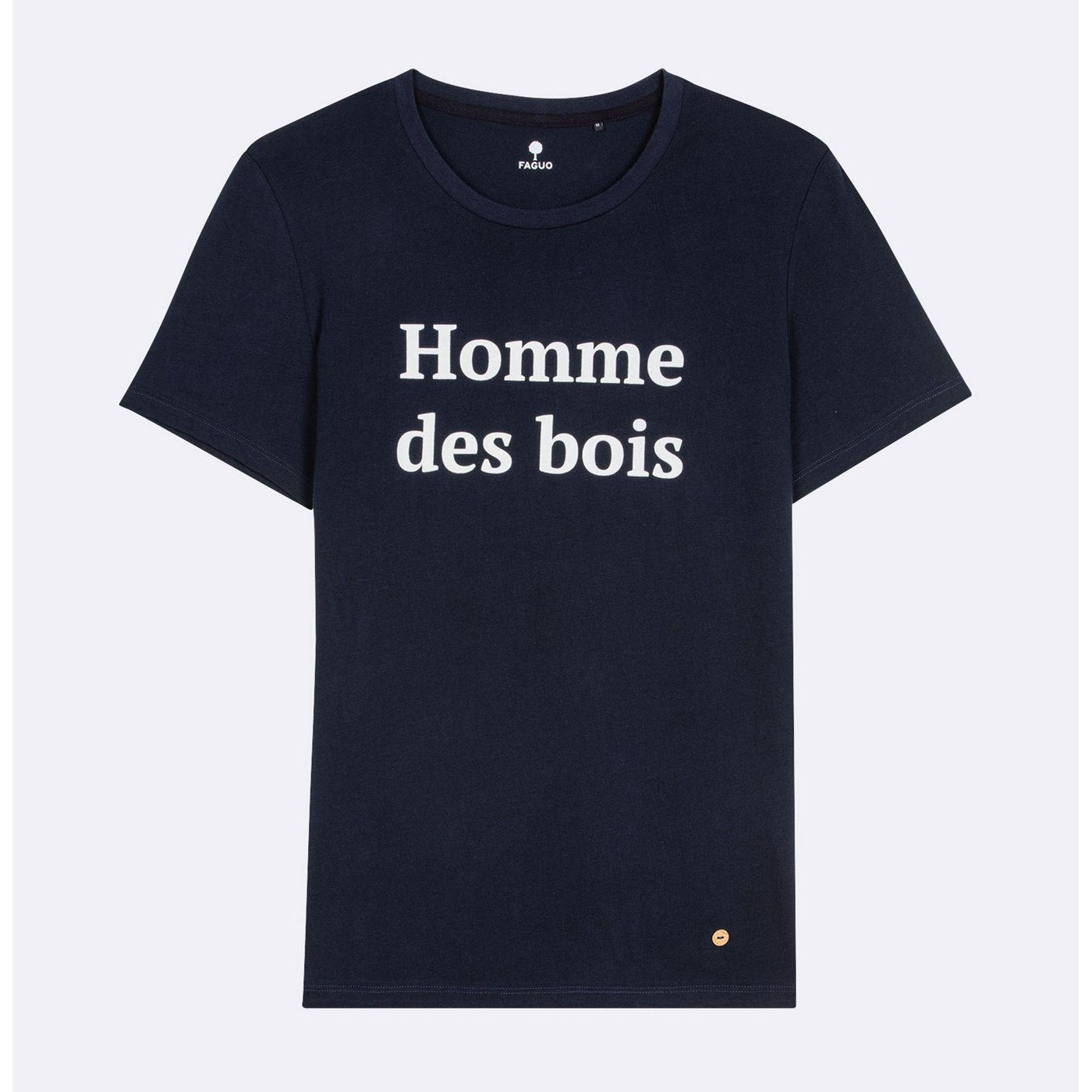 T-Shirt Col Rond Bleu Marine Arcy - Homme