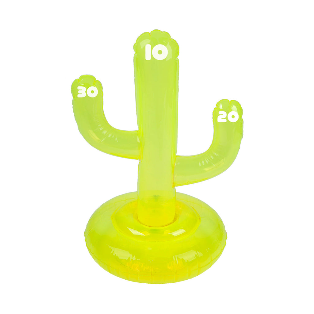 Cactus Gonflable À Anneaux - Vert Citron