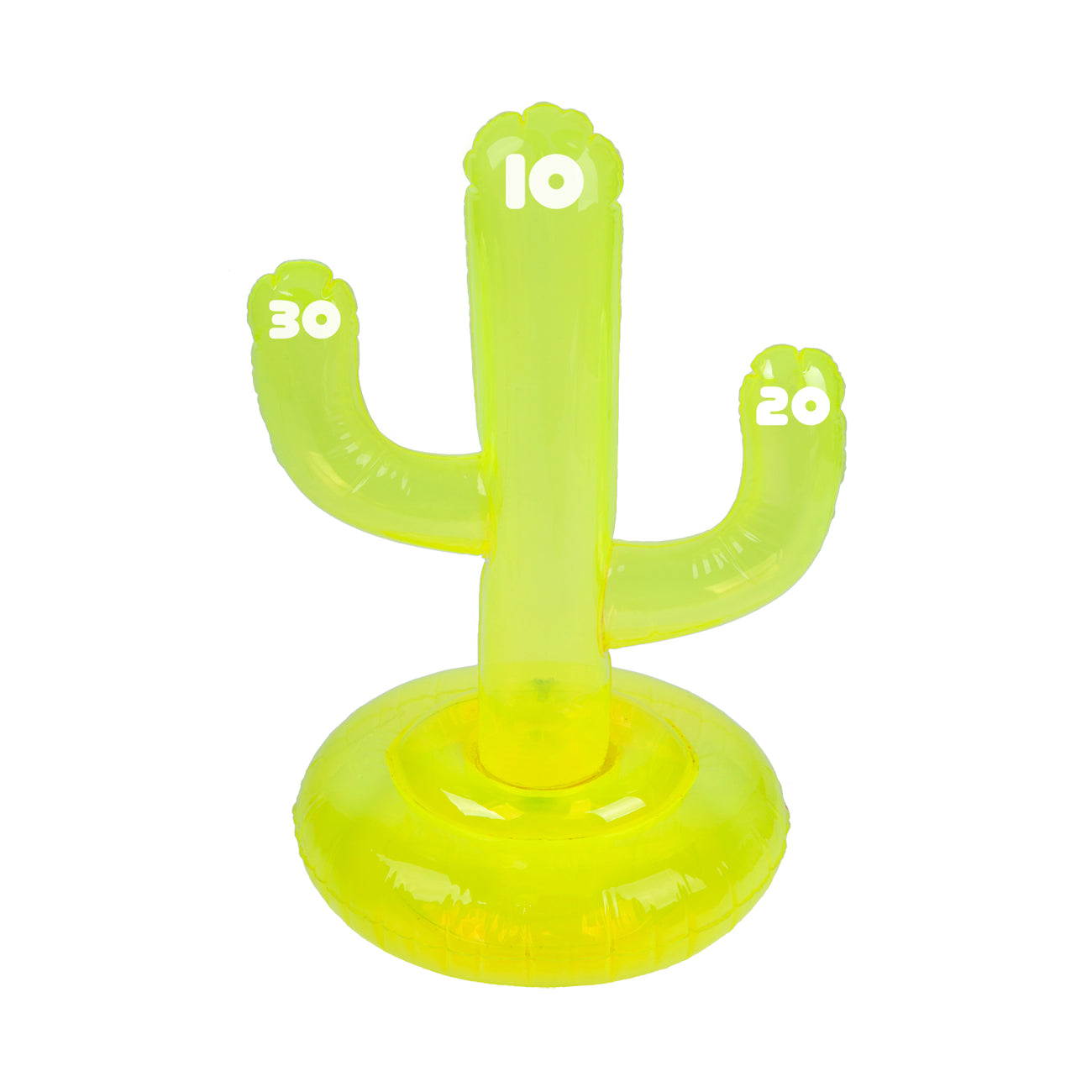 Cactus Gonflable À Anneaux - Vert Citron