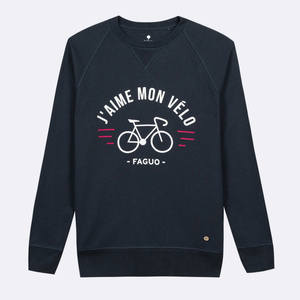 Sweat Col Rond Bleu Marine Darney - Homme
