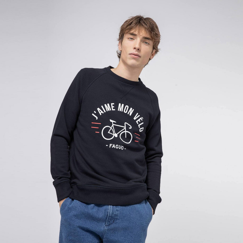 Sweat Col Rond Bleu Marine Darney - Homme