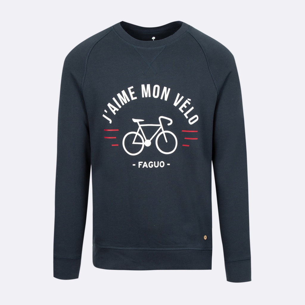 Sweat Col Rond Bleu Marine Darney - Homme