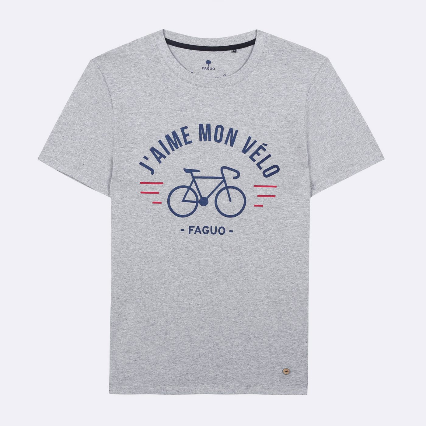 T-Shirt Col Rond Gris Arcy - Homme