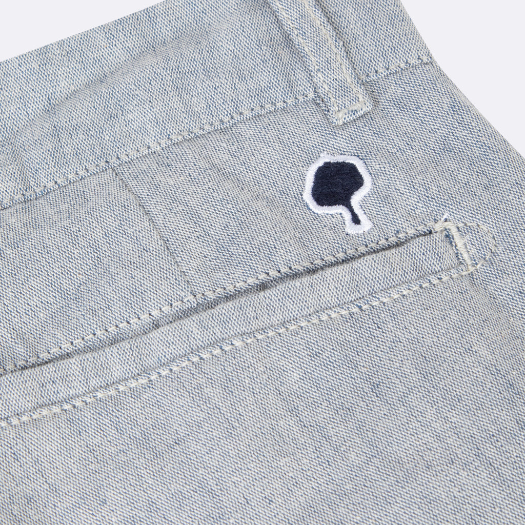 Pantalon Crecy Coton Linen - Ecru/Bleu - Homme