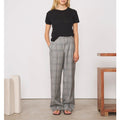 Officine Générale - Pantalon New Sophie - Black/Ecru - Femme
