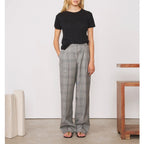 Officine Générale - Pantalon New Sophie - Black/Ecru - Femme