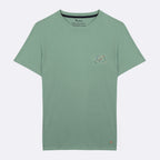 T-Shirt Col Rond Vert Clair Arcy - Homme