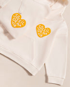 Le Hoodie Soleil De Ma Vie Enfant En Coton Bio - Crème
