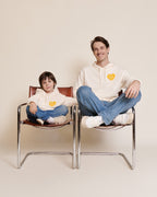 Le Hoodie Soleil De Ma Vie Enfant En Coton Bio - Crème