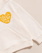 Le Hoodie Soleil De Ma Vie Enfant En Coton Bio - Crème