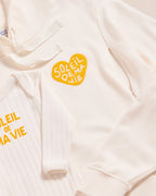 Le Hoodie D'Allaitement Soleil De Ma Vie En Coton Bio - Crème
