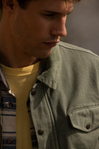 Blouson Vert Clair Seillon - Homme
