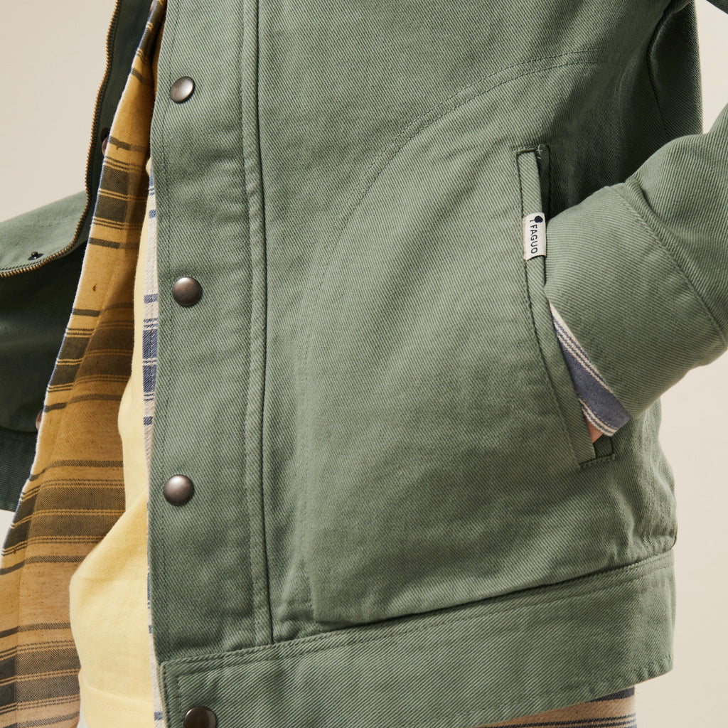 Blouson Vert Clair Seillon - Homme