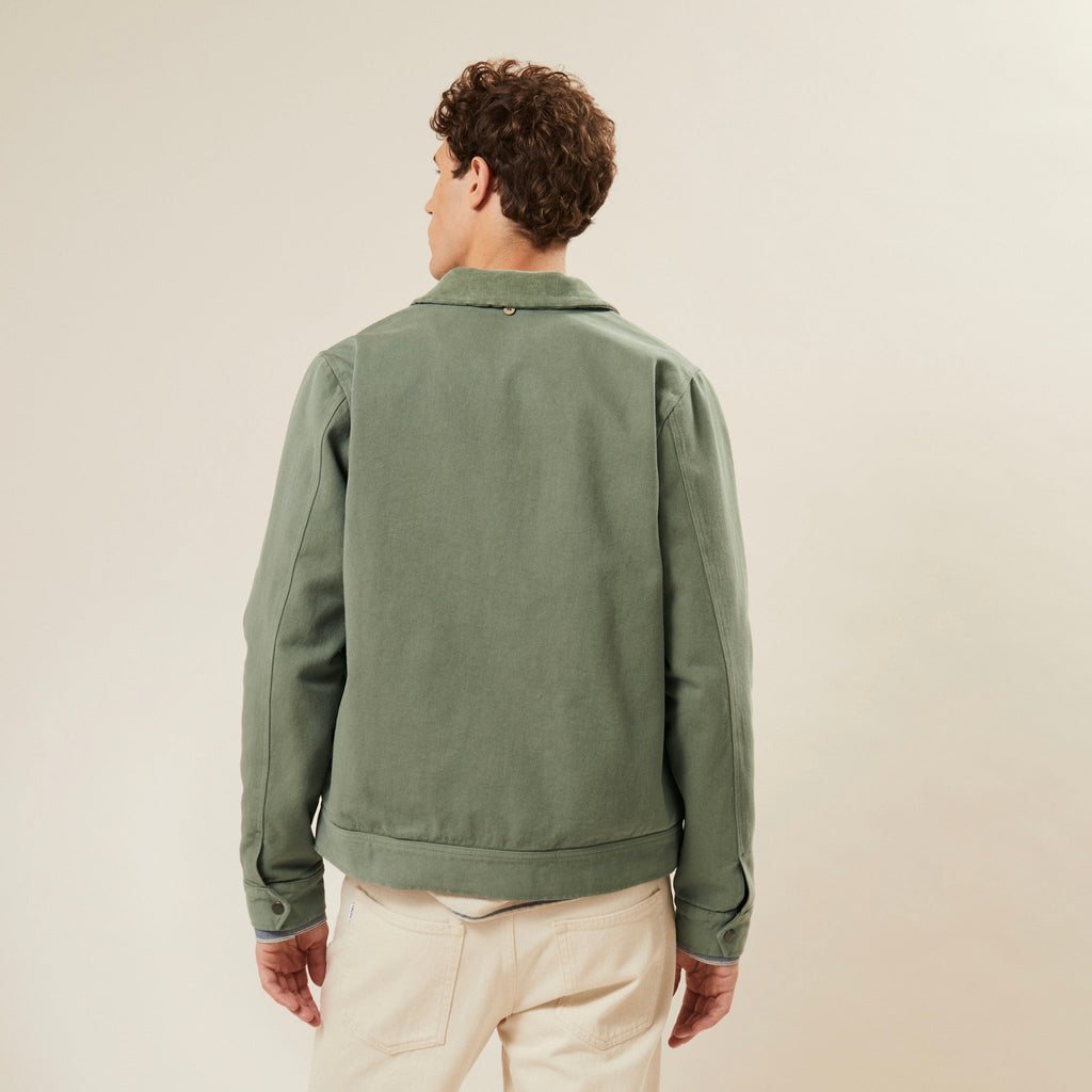 Blouson Vert Clair Seillon - Homme