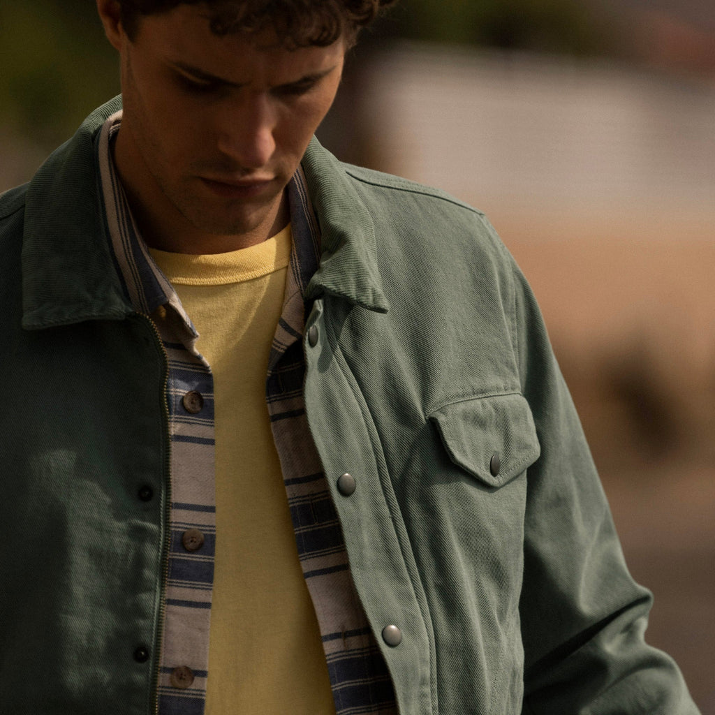 Blouson Vert Clair Seillon - Homme