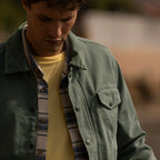 Blouson Vert Clair Seillon - Homme