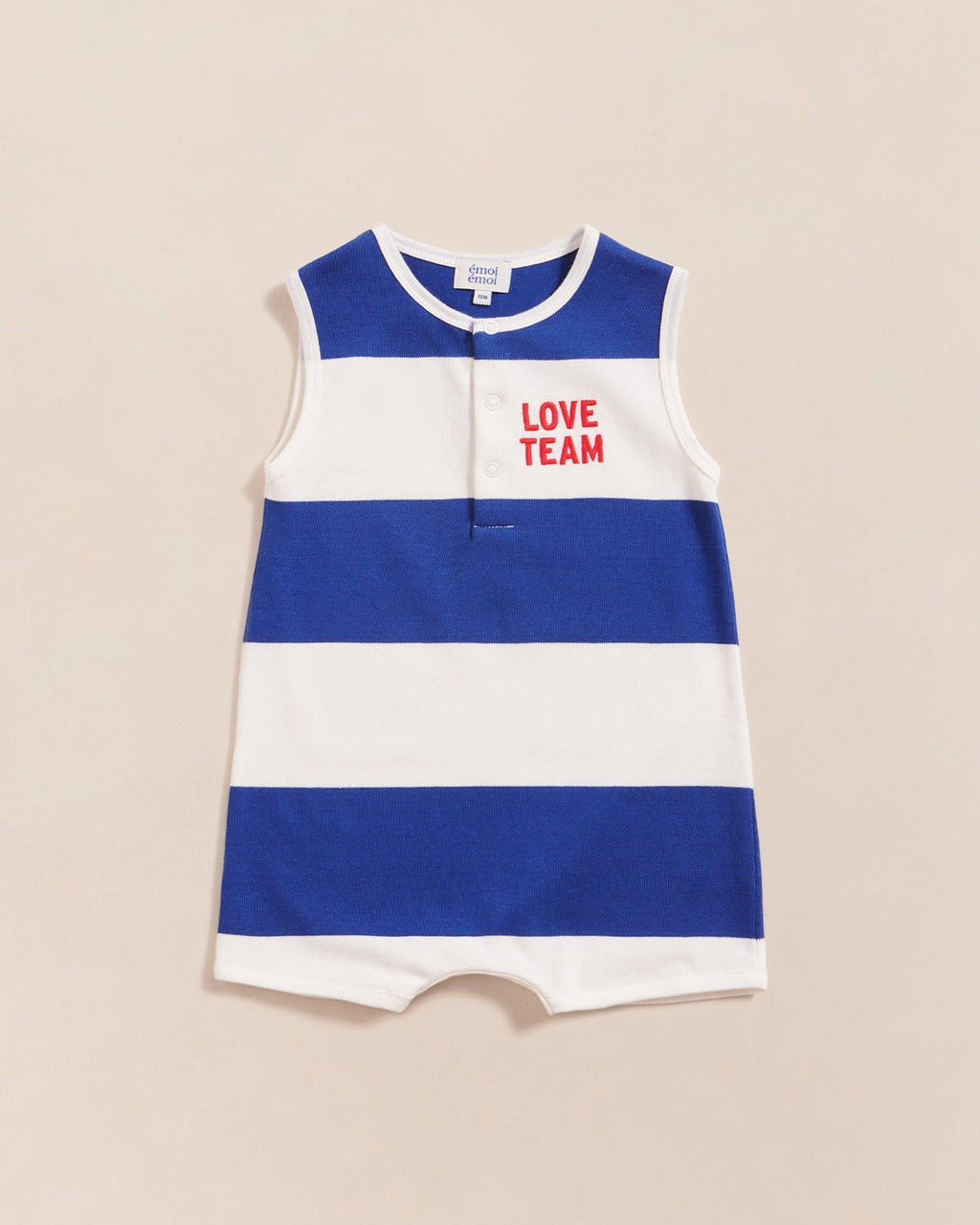 La Combinaison Claudette Love Team En Coton Bio - Bleu