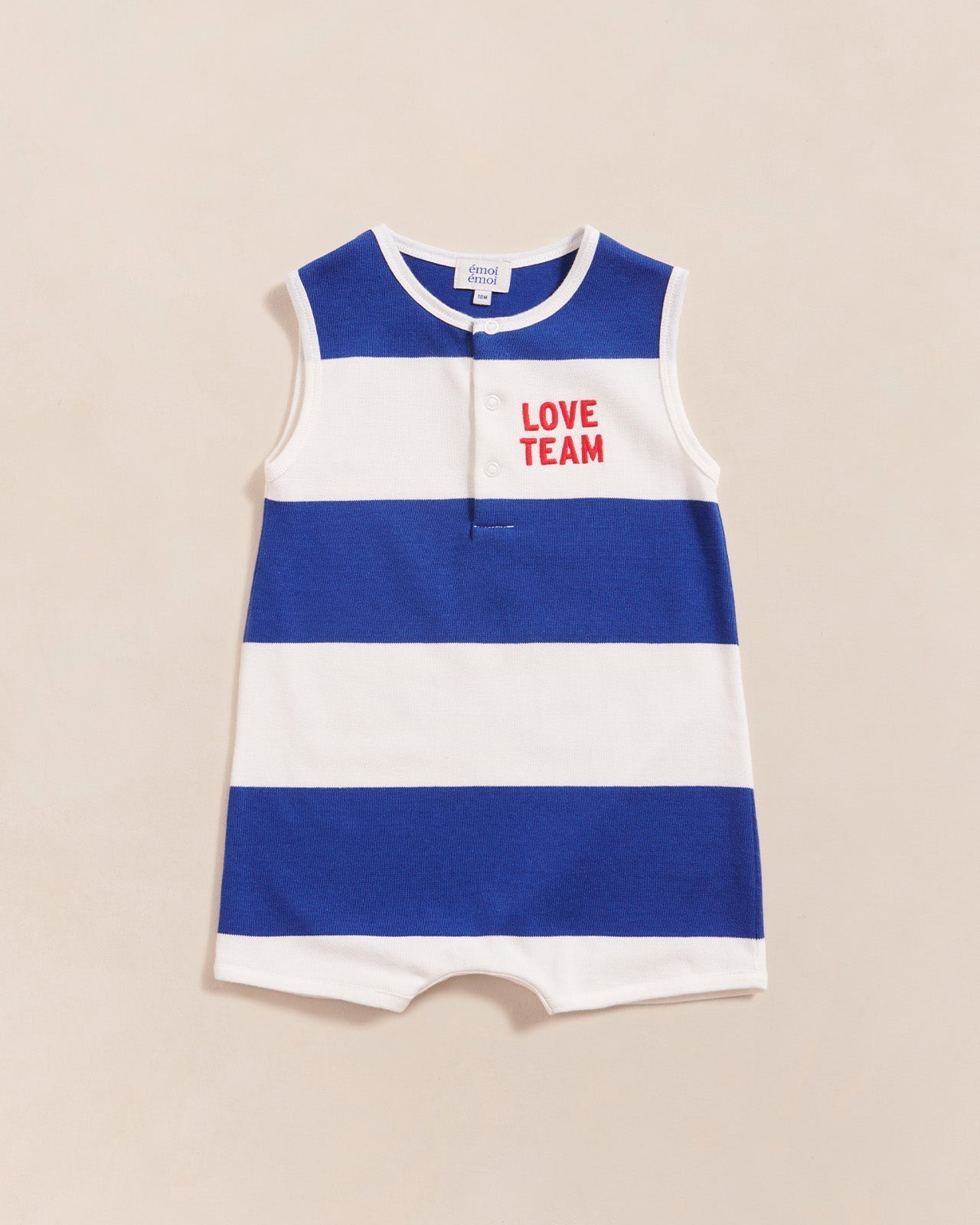 La Combinaison Claudette Love Team En Coton Bio - Bleu