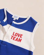 La Combinaison Claudette Love Team En Coton Bio - Bleu