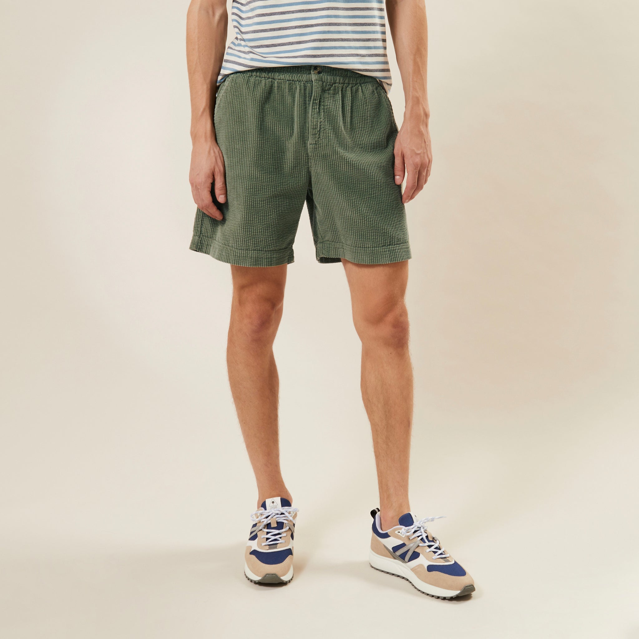 Short Elastique - Chevre - Vert - Homme