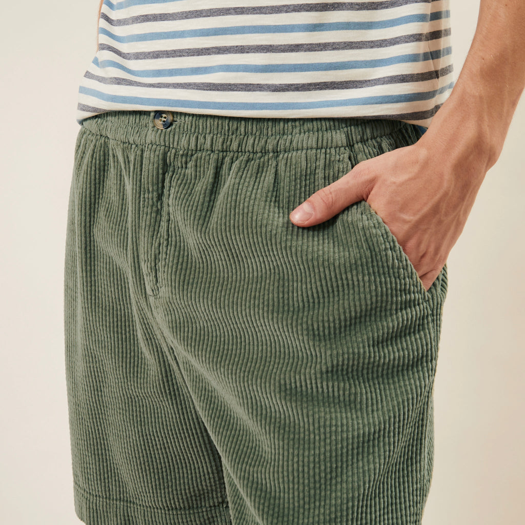 Short Elastique - Chevre - Vert - Homme