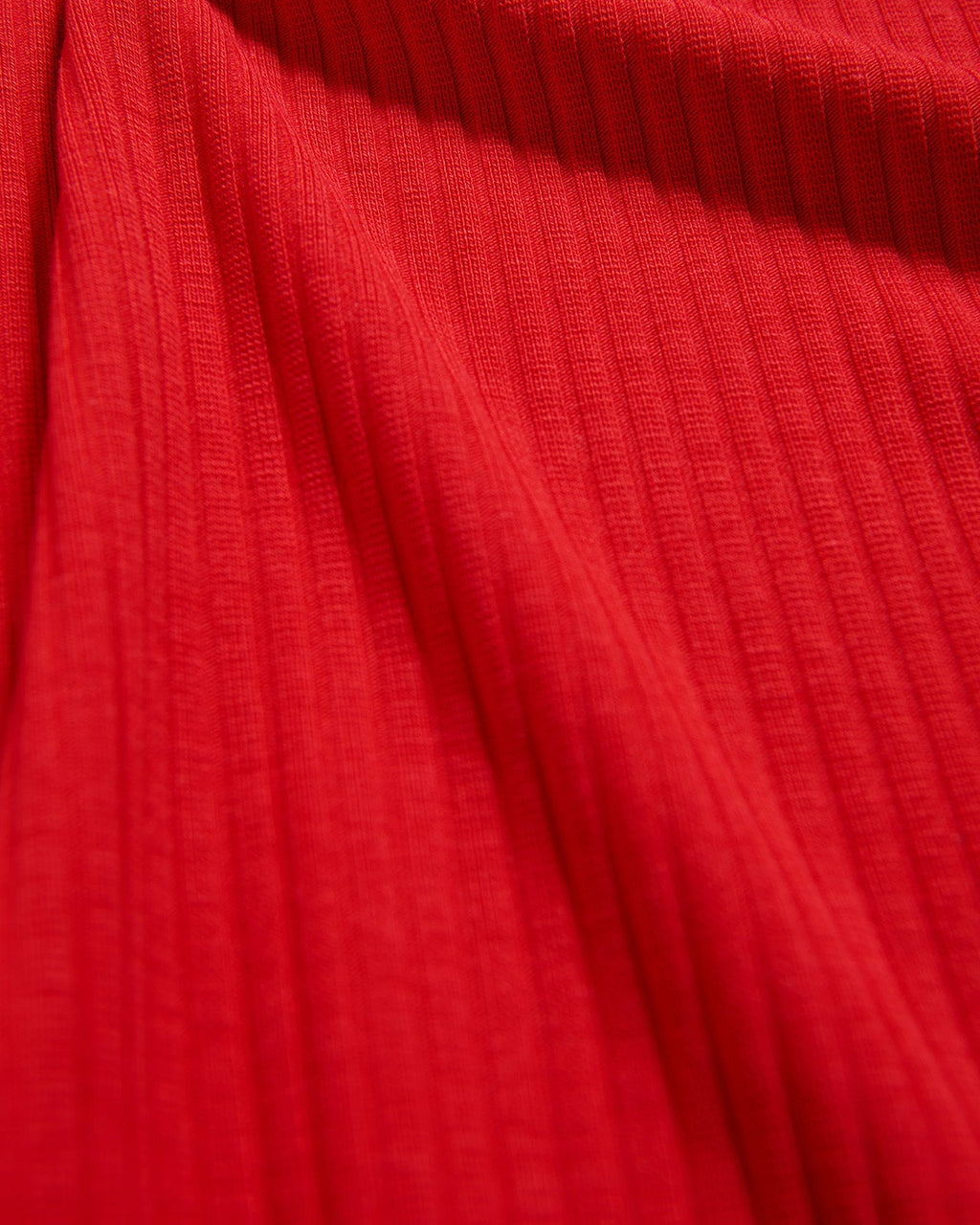La Robe Roxane En Lyocell Côtelé - Rouge