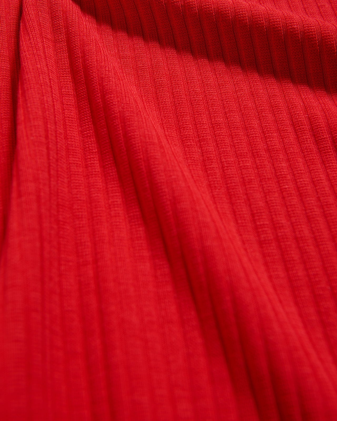 La Robe Roxane En Lyocell Côtelé - Rouge