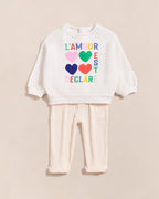 Le Sweat L'Amour Est Déclaré Enfant En Coton Bio - Multicolore