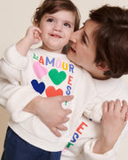 Le Sweat L'Amour Est Déclaré Enfant En Coton Bio - Multicolore