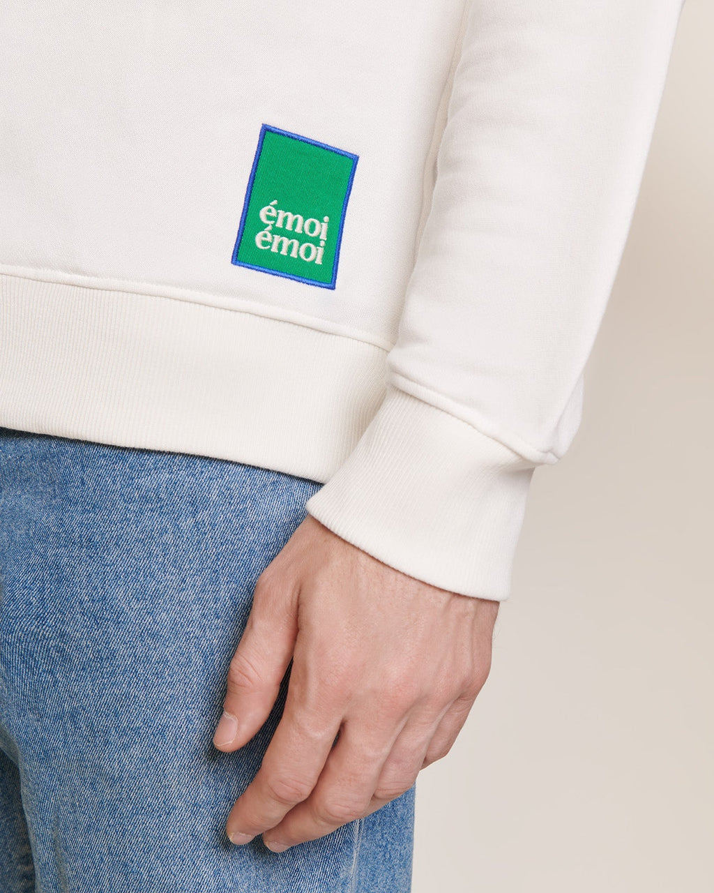 Le Sweat Stanny En Coton Bio Et Col Zippé - Blanc