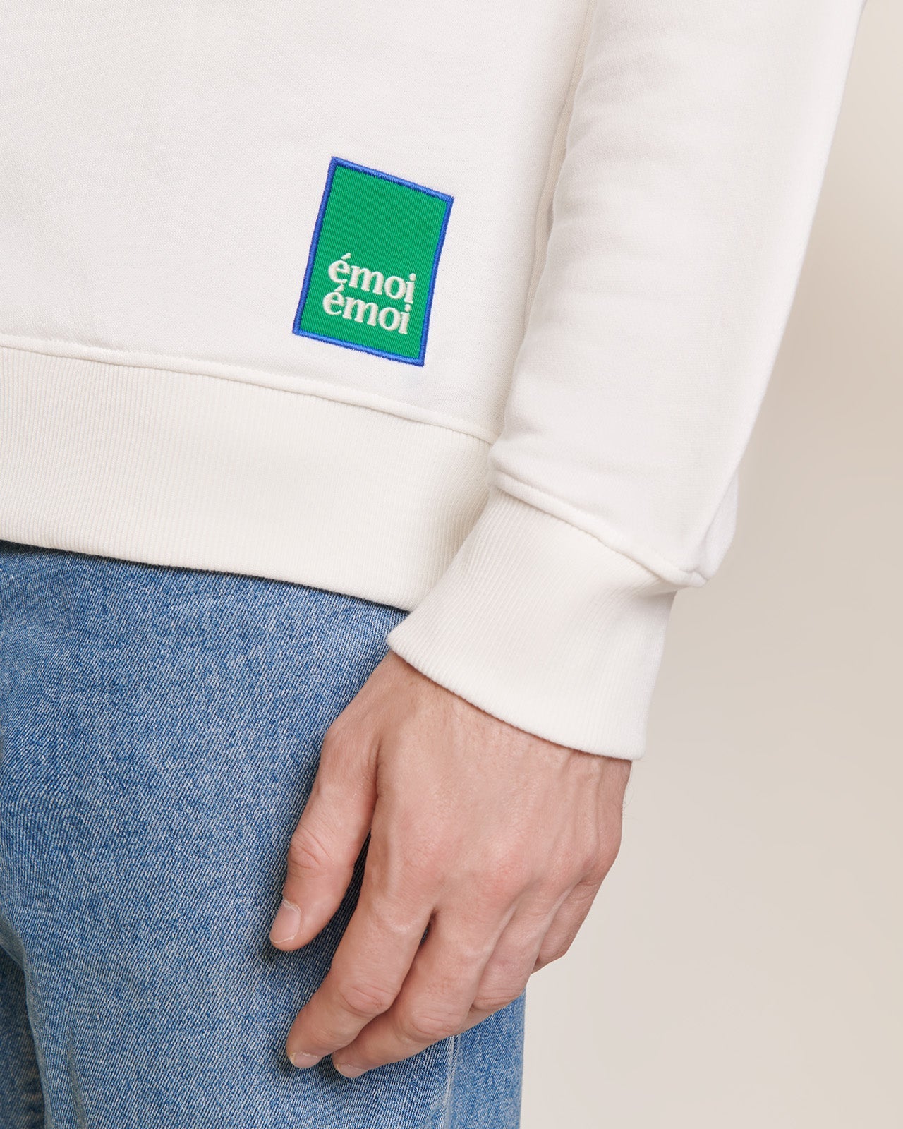 Le Sweat Stanny En Coton Bio Et Col Zippé - Blanc