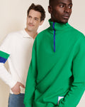 Le Sweat Stanny En Coton Bio Et Col Zippé - Vert