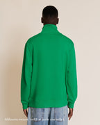 Le Sweat Stanny En Coton Bio Et Col Zippé - Vert