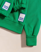 Le Sweat Sunny En Coton Bio Et Col Zippé - Vert