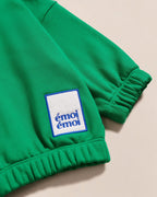 Le Sweat Sun En Coton Bio Et Col Zippé - Vert